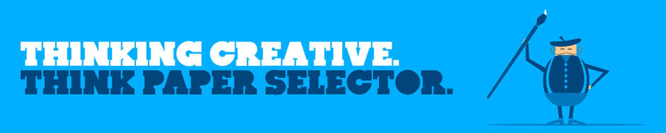 Thinking Creative. Think paper selector
