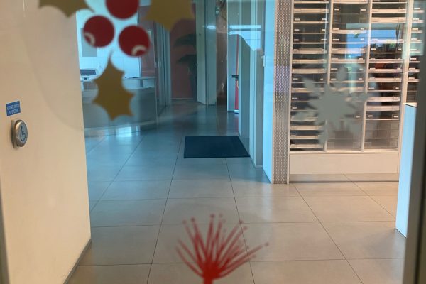 Christmas decoration clear sticker - YUPO Jelly Blue